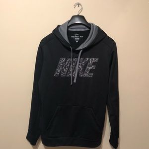 Men’s Nike Therma-Fit Hoodie Size Large (BLACK)